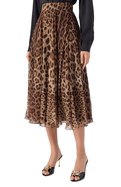Шелковая юбка DOLCE & GABBANA, арт. F4CS0T/IS1DY, фото 3