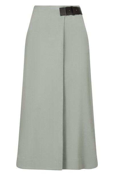 Женская юбка изо льна и вискозы LORENA ANTONIAZZI, арт. P2640G033A/3347