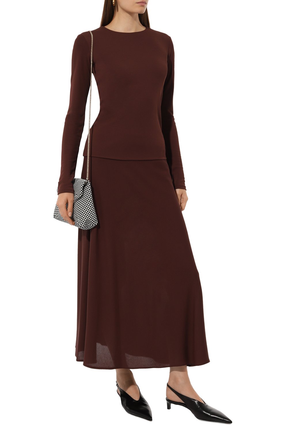 Лонгслив из вискозы JIL SANDER, арт. J04NC0003/J65016, фото 2