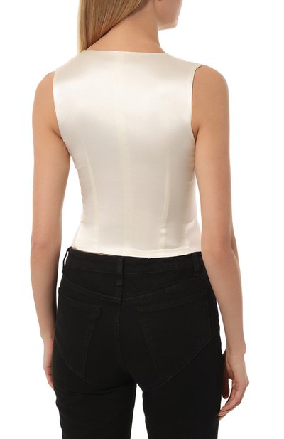 Жилет из шерсти и шелка DOLCE & GABBANA, арт. F79H5T/FUCCS, фото 4