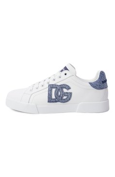 Женские кожаные кеды portofino light DOLCE & GABBANA белого цвета, арт. CK2318/A6H53 | Фото 4 (Подошва: Платформа; Материал внутренний: Текстиль, Натуральная кожа; Материал внешний: Натуральная кожа; Материал утеплителя: Без утеплителя; Кросс-КТ: Низкие; Стили: Кэжуэл; Размерность: Идёт в размер; Автоматизация ТО: Проставлено; Автоматизация состава: Проставлено)