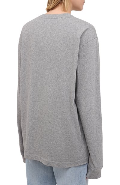 Хлопковый лонгслив ACNE STUDIOS, арт. CL0087/W, фото 4