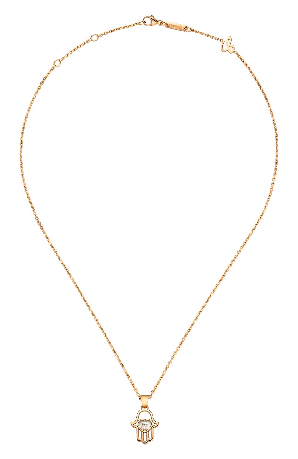 Кулон CHOPARD бесцветного цвета по цене 455000 руб., арт. 797864-5001, фото 1 Кулон CHOPARD, арт. 797864-5001, фото 1