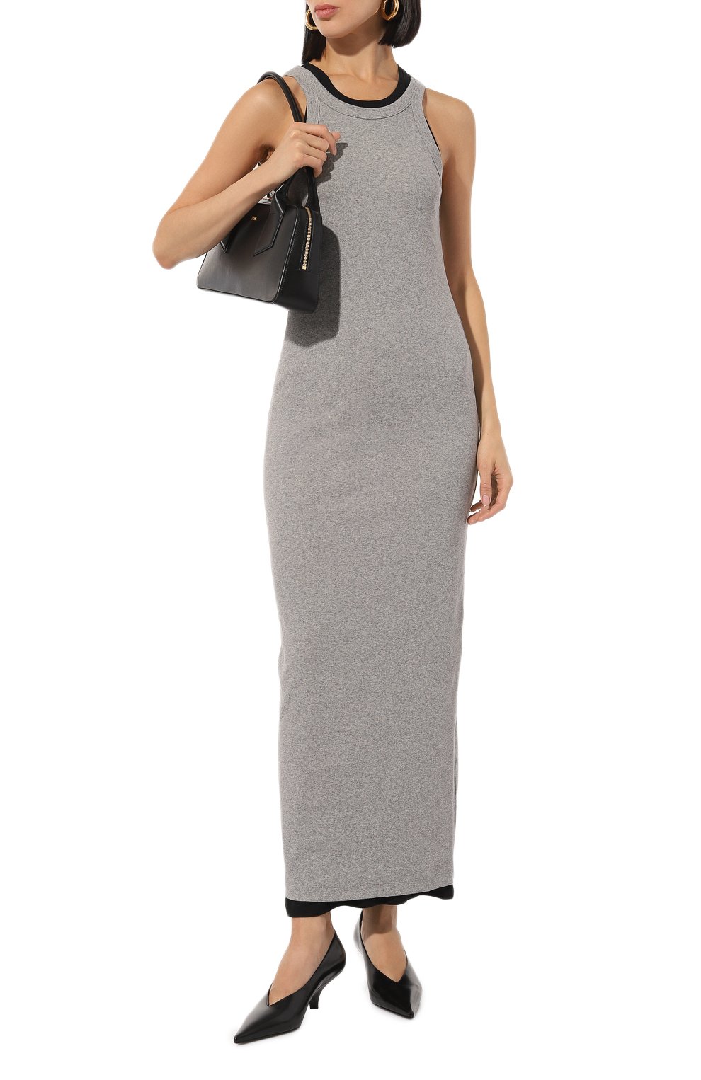 Хлопковое платье TOTEME, арт. 243-WRD3766-FB0246, фото 2