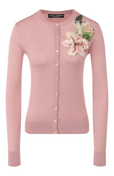 Женский шелковый кардиган DOLCE & GABBANA, арт. FX138Z/JASHE