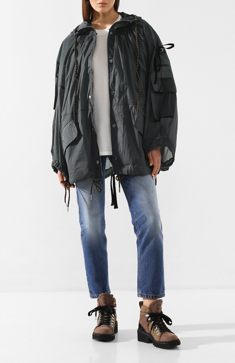 Пуховая куртка 2 moncler 1952 MONCLER GENIUS темно-серого цвета по цене 179500 руб., арт. F1-094-1B504-80-C0450, фото 2 Пуховая куртка 2 moncler 1952 MONCLER GENIUS, арт. F1-094-1B504-80-C0450, фото 2