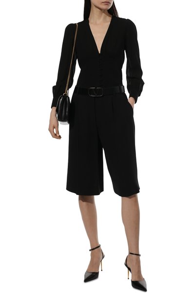 Блузка из вискозы SAINT LAURENT, арт. 689332/Y103W, фото 2