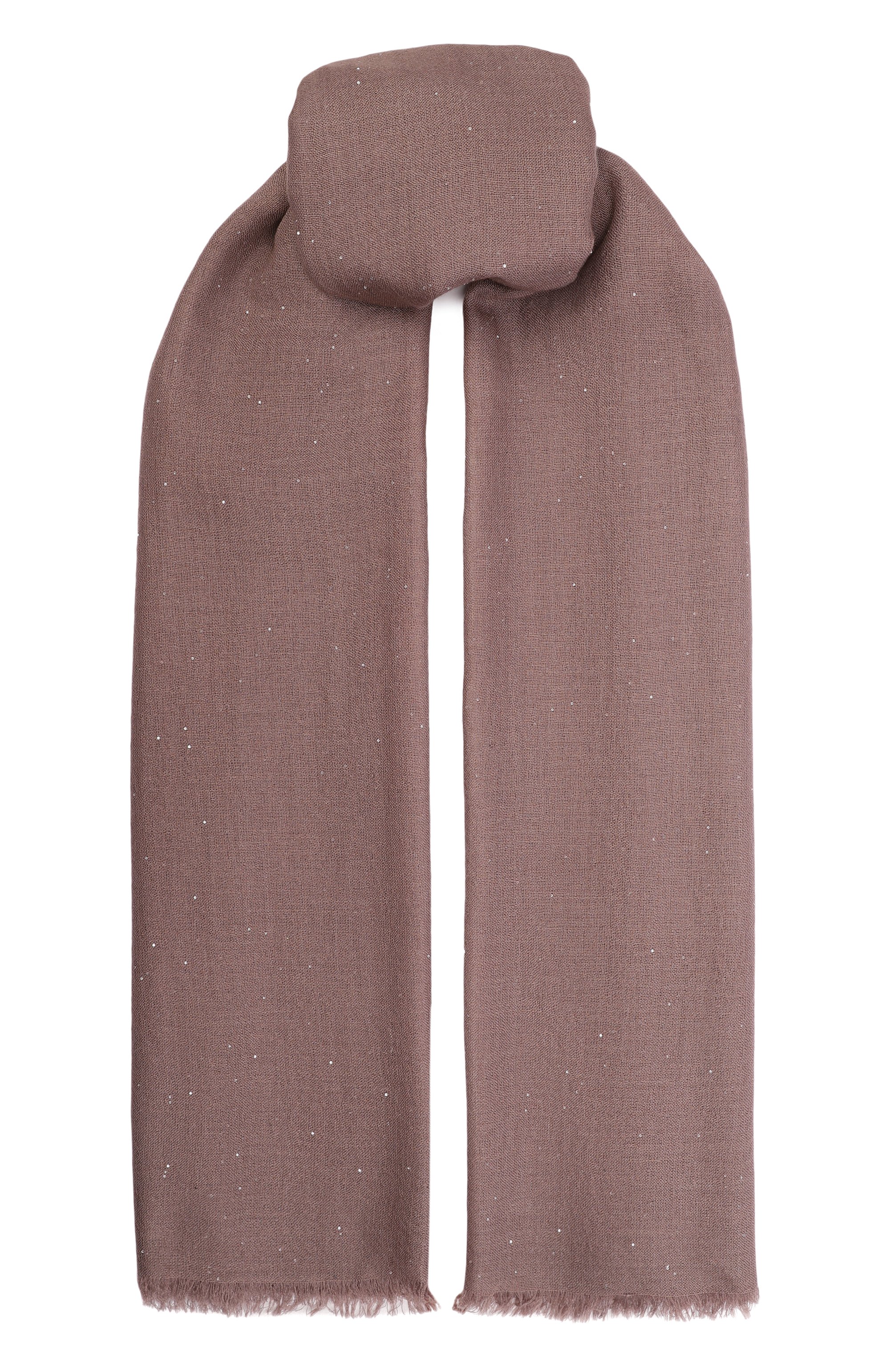 Шарф из кашемира и шелка MVST светло-коричневого цвета по цене 79100 руб., арт. 7731M, фото 1 Шарф из кашемира и шелка MVST, арт. 7731M, фото 1