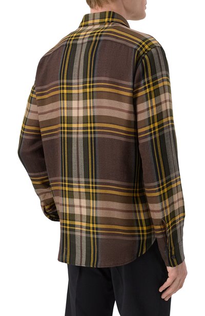 Рубашка из шерсти и шелка SAINT LAURENT, арт. 844437/Y27WA, фото 4