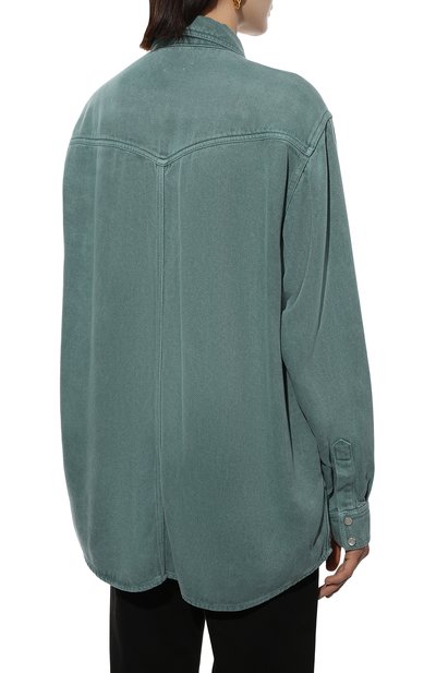 Джинсовая рубашка ISABEL MARANT ETOILE, арт. CH0801-22P021E/TANIAMI, фото 4
