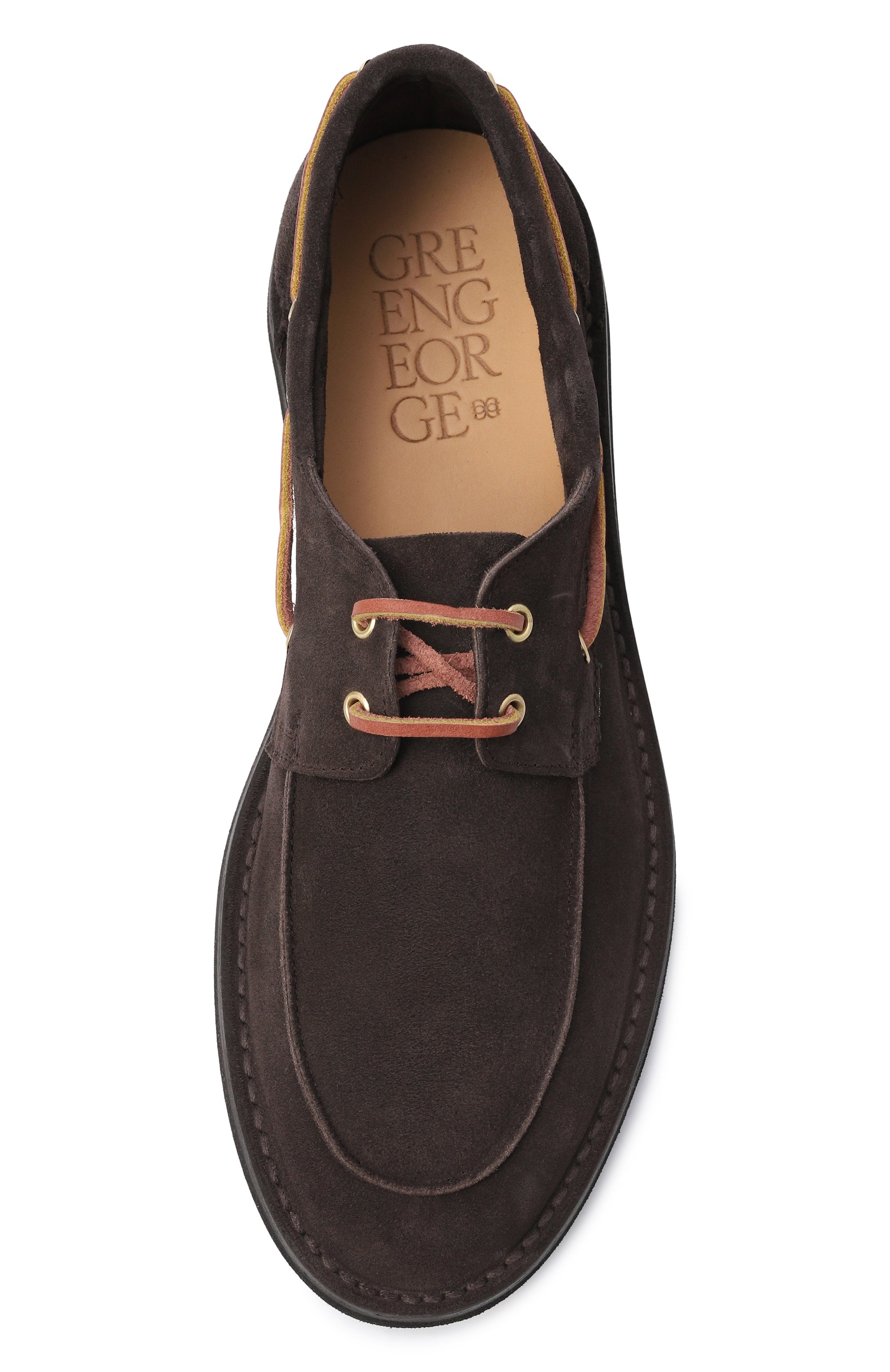 Замшевые топсайдеры GREEN GEORGE, арт. 1011/LIGHT, фото 5