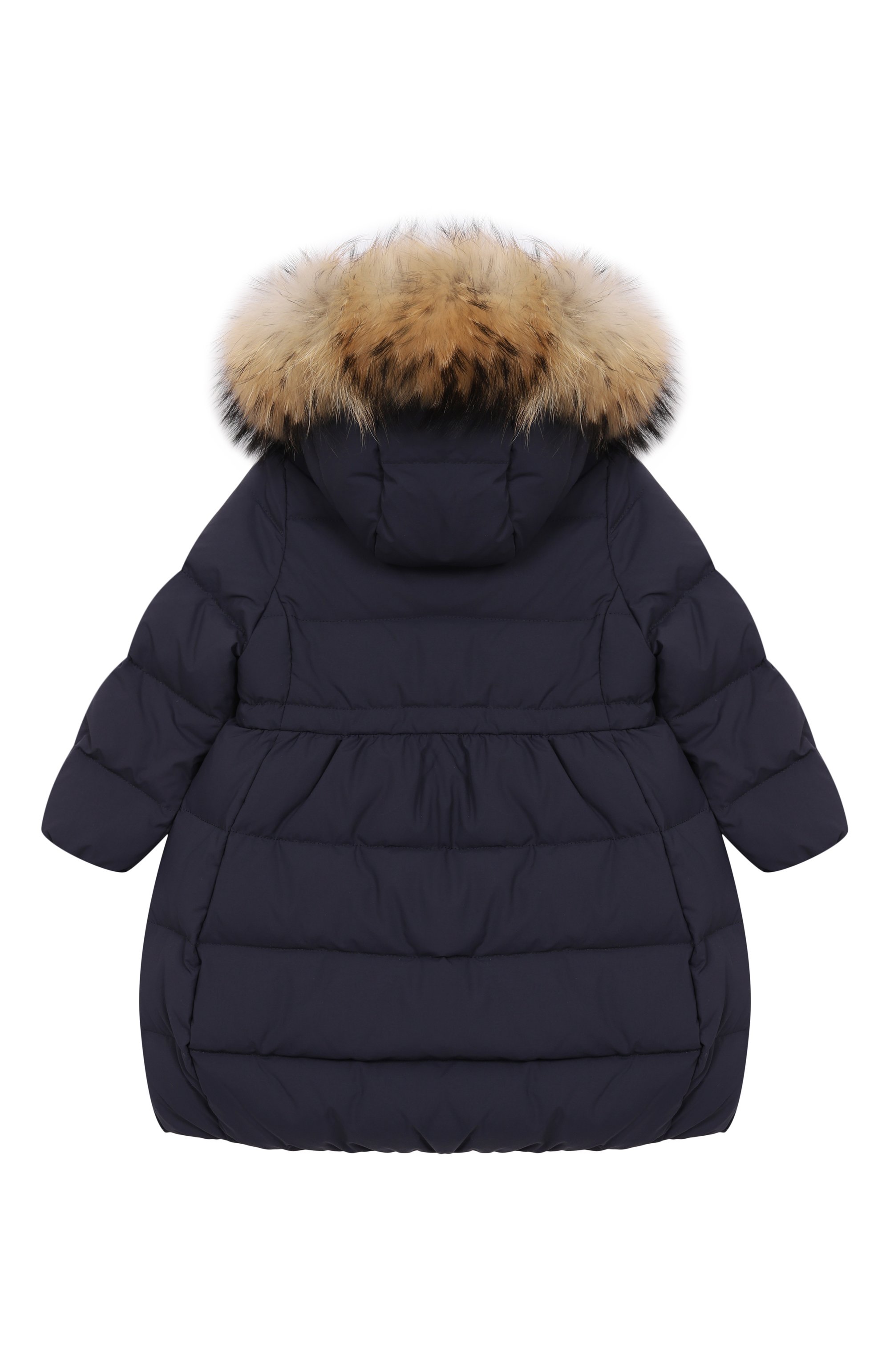 Пуховое пальто с отделкой из енота IL GUFO, арт. A25GGP0005N0108/2-4, фото 2