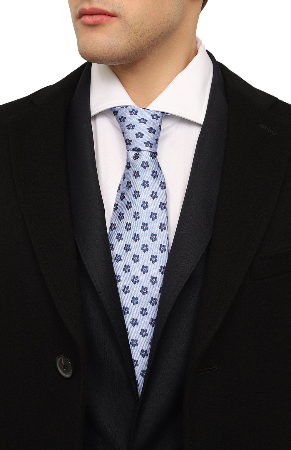 Шелковый галстук KITON, арт. UCRVKLC01I41, фото 2