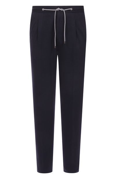 Мужские брюки из шерсти и хлопка CORNELIANI, арт. 254L19-2518800