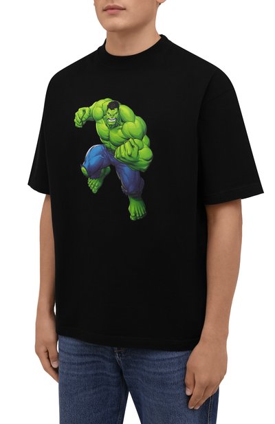 Хлопковая футболка BALENCIAGA, арт. 612966/TLV59, фото 3