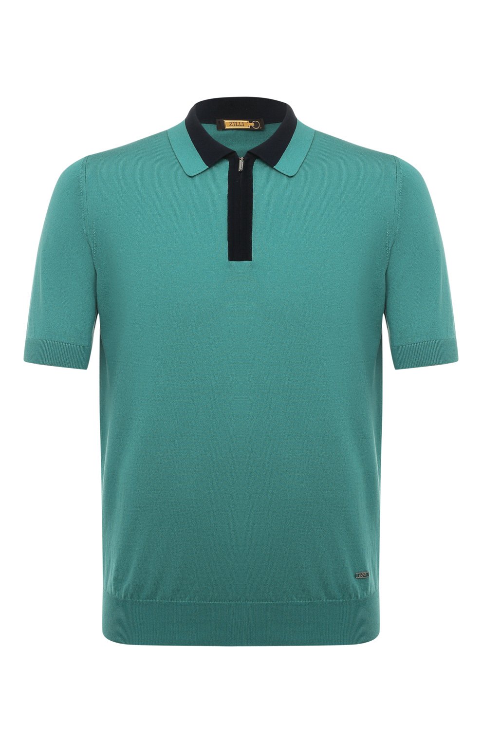 Поло из хлопка и шелка ZILLI, арт. MBZ-PZ002-CLAS1/MC01, фото 1