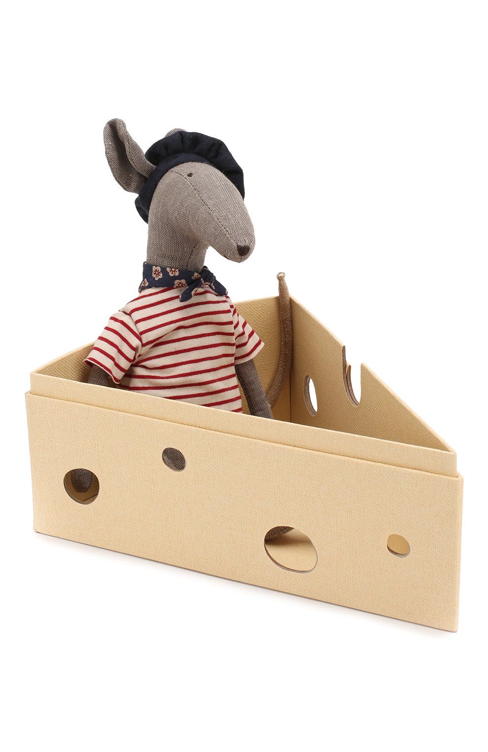 Игрушка крыса в сырной коробке MAILEG, арт. 16-9970-00, фото 6