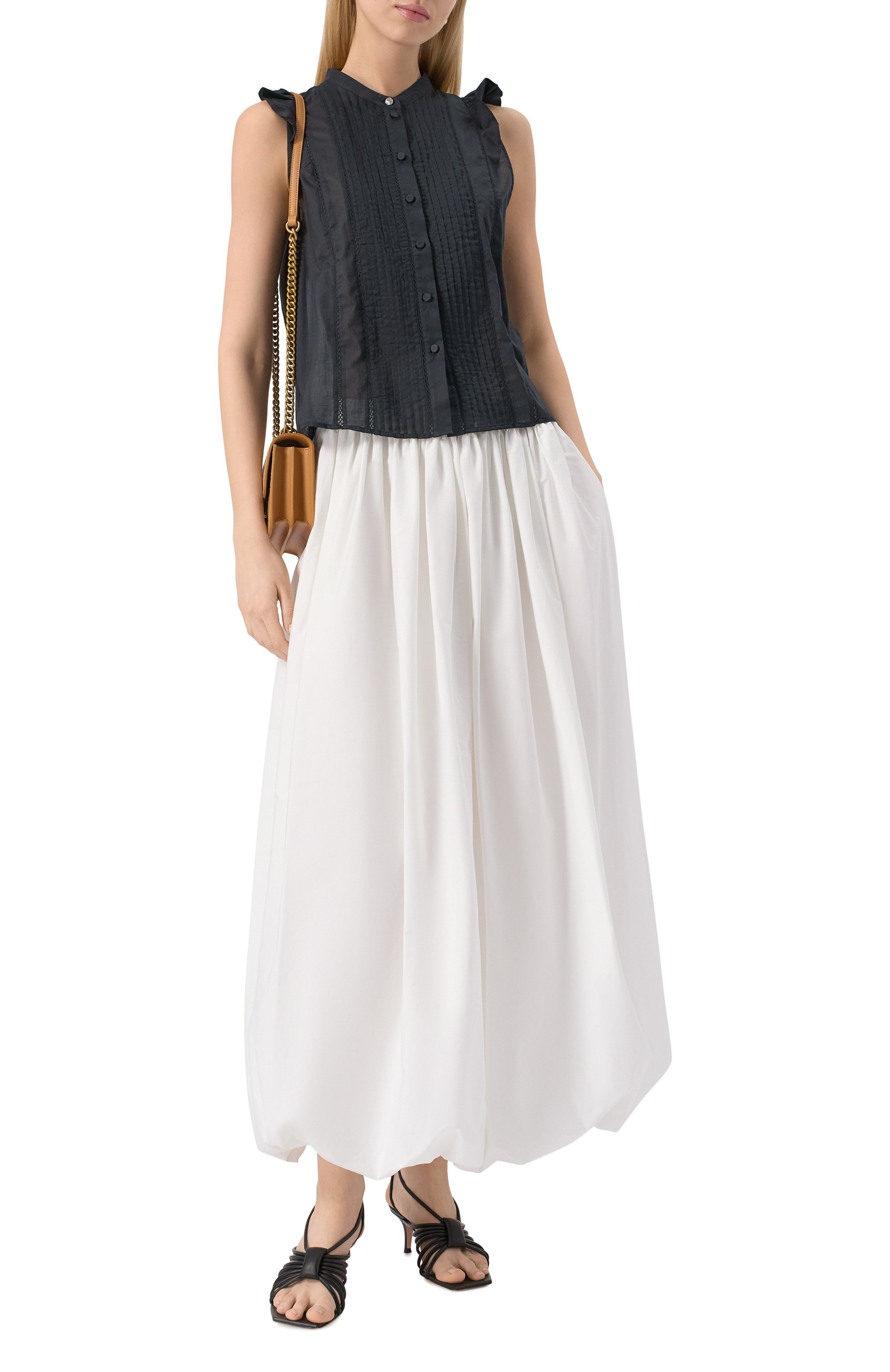 Хлопковый топ BOSS ORANGE, арт. 50540421, фото 2