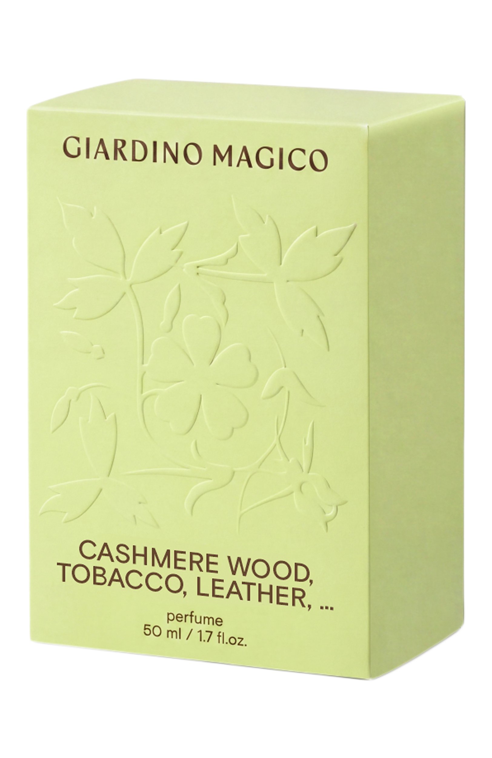 Концентрированные духи cashmere wood tobacco leather (50ml) GIARDINO MAGICO, арт. 4660222283580, фото 5