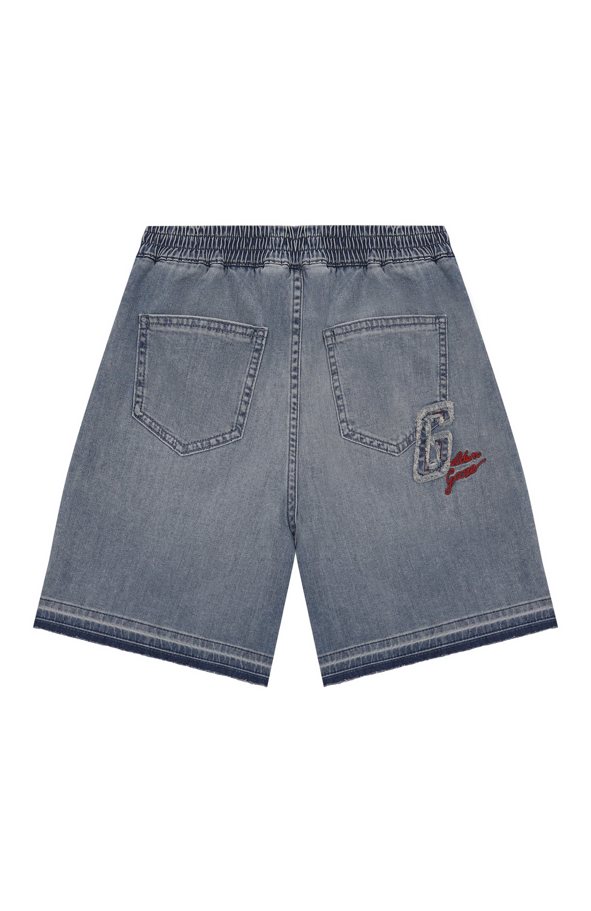 Джинсовые шорты GOLDEN GOOSE DELUXE BRAND, арт. GKP02218.P001936, фото 2