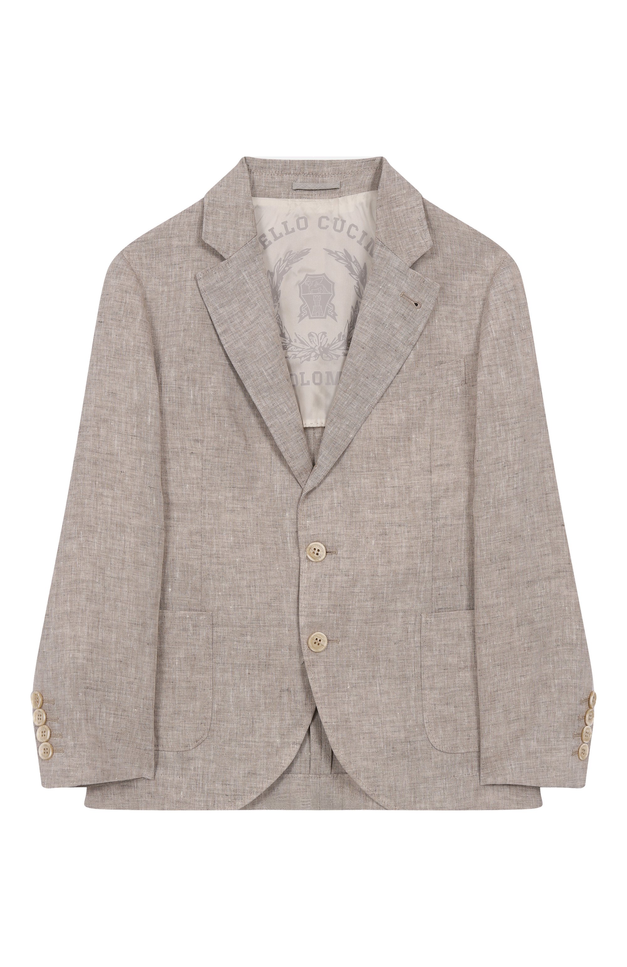 Льняной пиджак BRUNELLO CUCINELLI, арт. BB430K729B, фото 1
