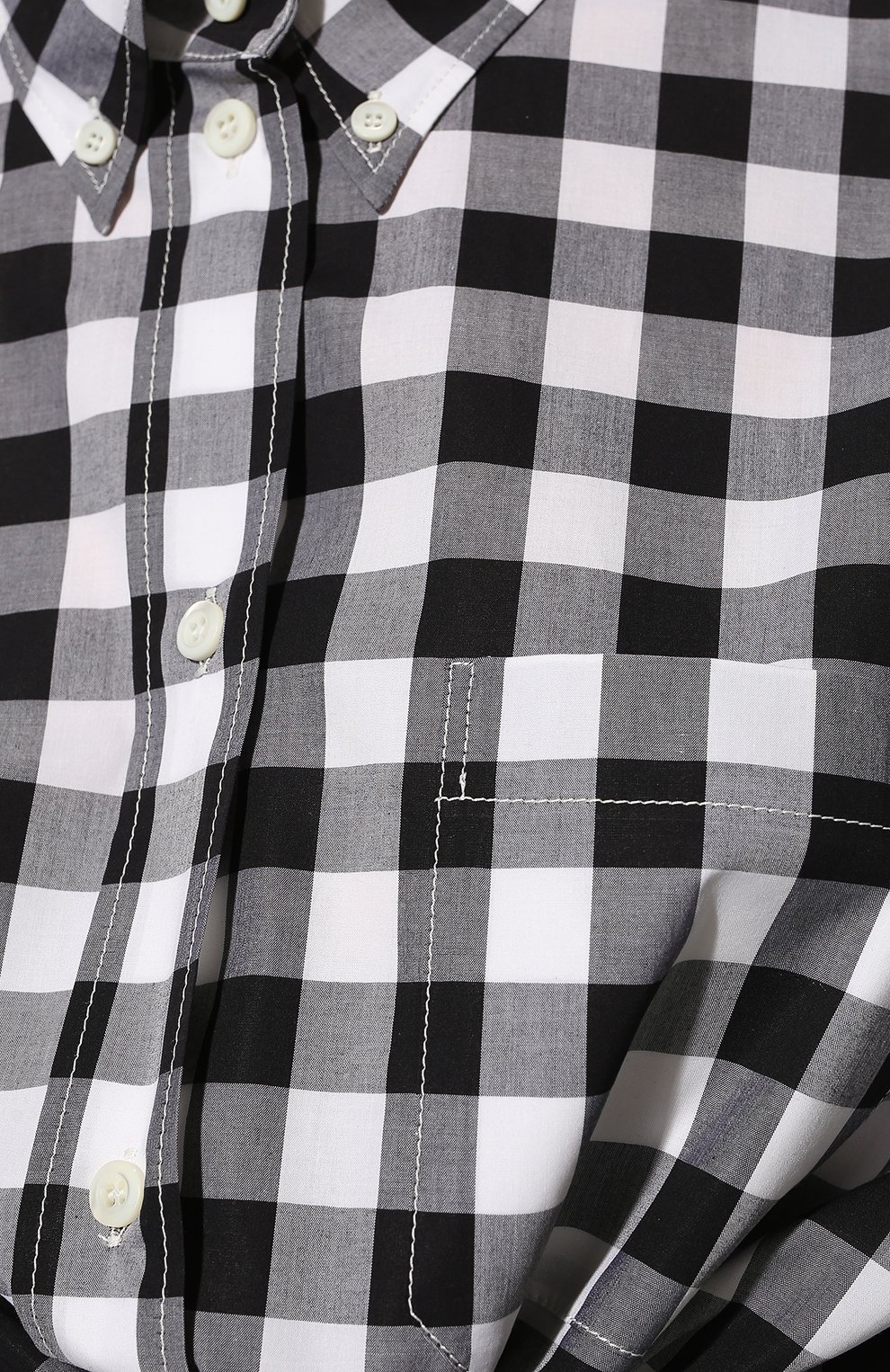 Хлопковая рубашка MIU MIU, арт. MK1632-1LTR-F0002, фото 5