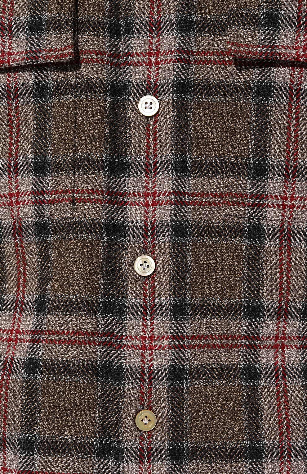 Хлопковая рубашка KITON, арт. UCRRLH0861305, фото 5