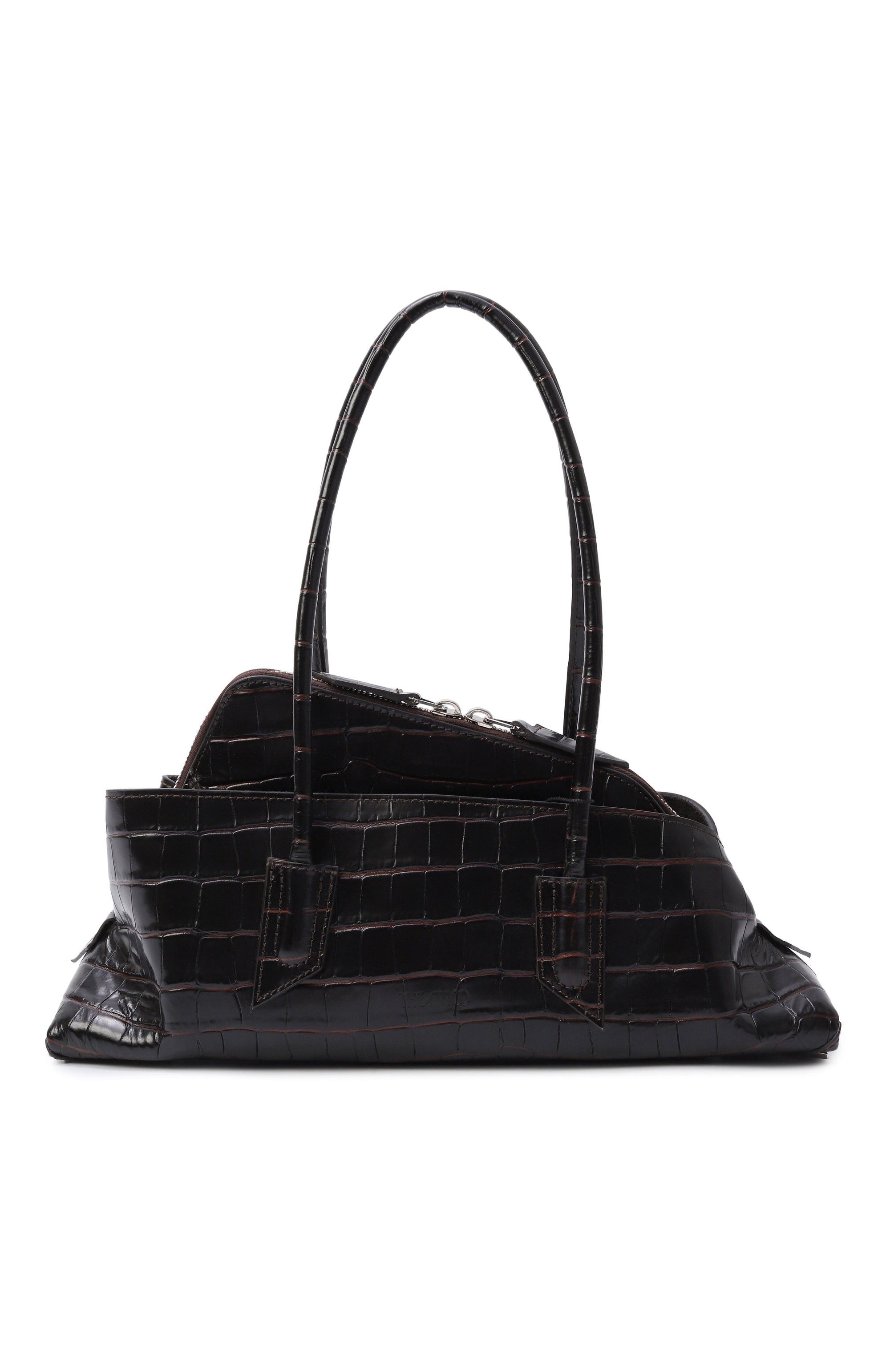 Сумка la passeggiata small THE ATTICO темно-коричневого цвета по цене 207000 руб., арт. 251WAH00058/LBT021PR, фото 1 Сумка la passeggiata small THE ATTICO, арт. 251WAH00058/LBT021PR, фото 1