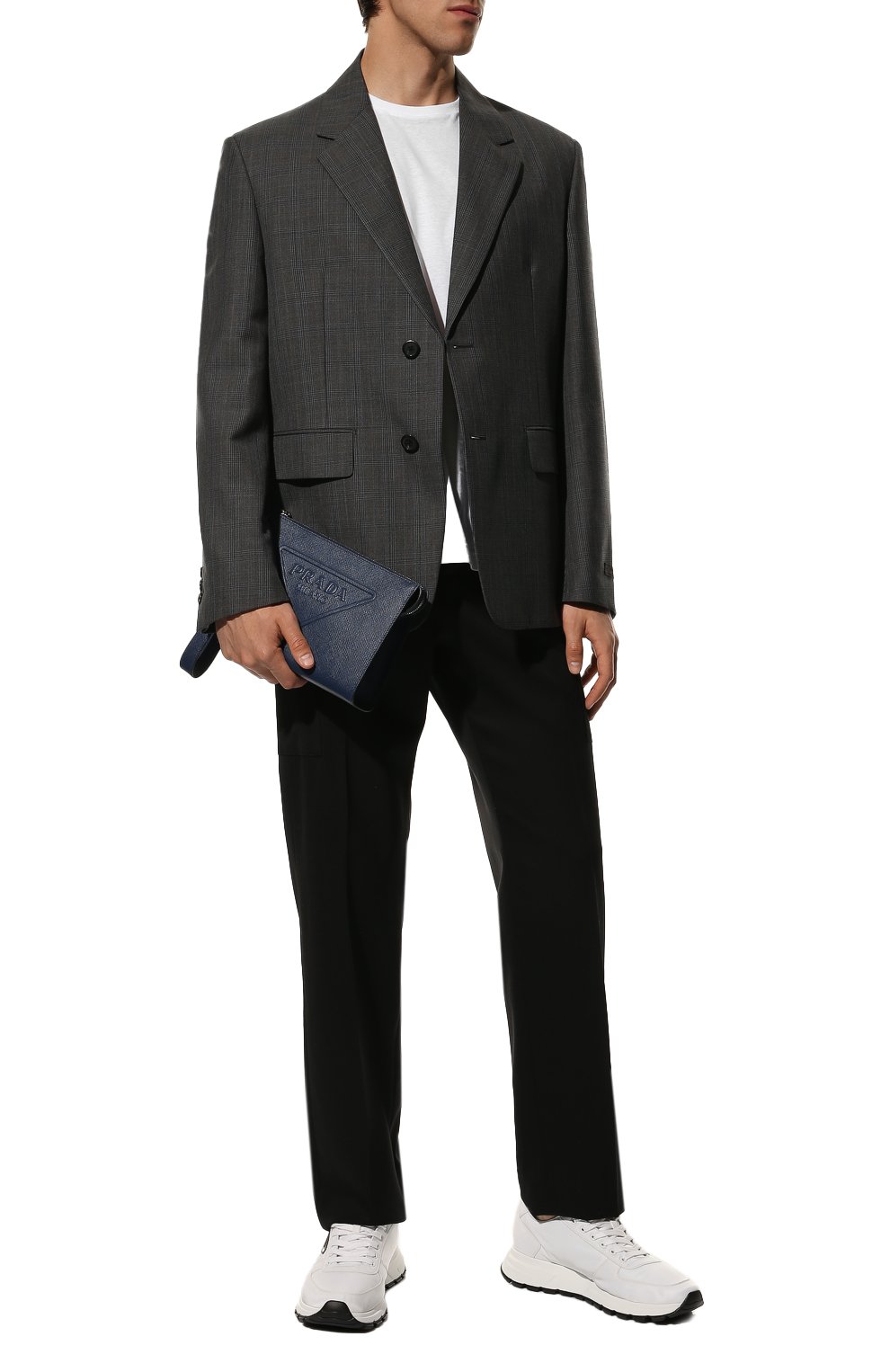 Кожаная борсетка PRADA, арт. 2VF039-2FAD-F0016-OOO, фото 7