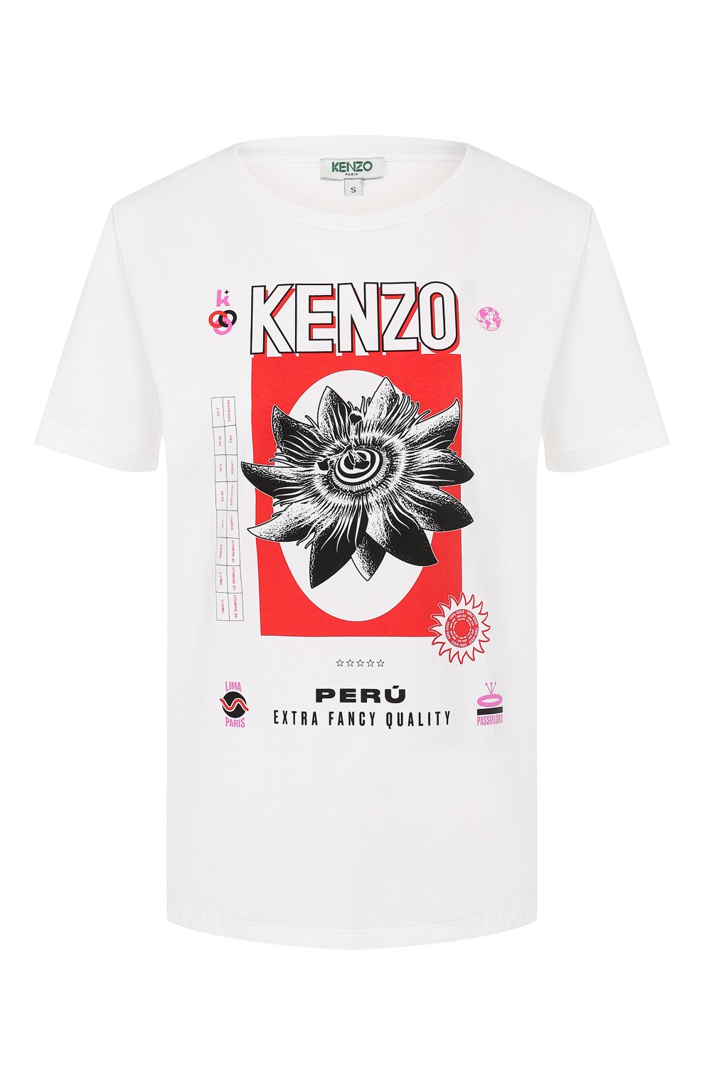 Хлопковая  футболка KENZO, арт. F962TS804937, фото 1