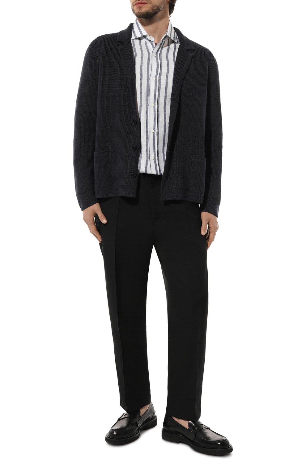 Льняная рубашка BRUNELLO CUCINELLI, арт. MM6450028, фото 2