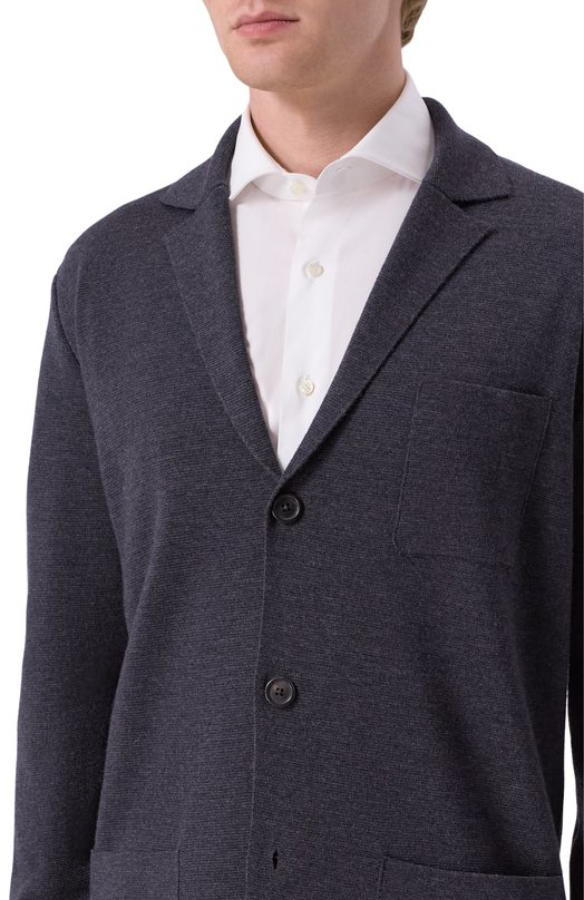 Шерстяной пиджак Corneliani 26M586-2625164 Серый  26M586-2625164 Фото 5