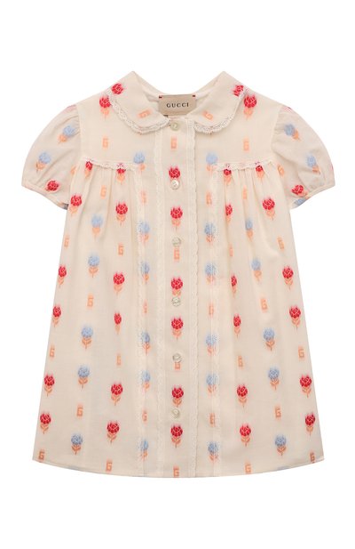 Хлопковое платье GUCCI, арт. 680418/ZAH73, фото 1