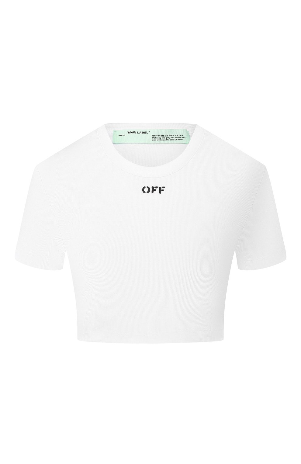 Хлопковый топ OFF-WHITE, арт. 0WAA064S191430490110, фото 1