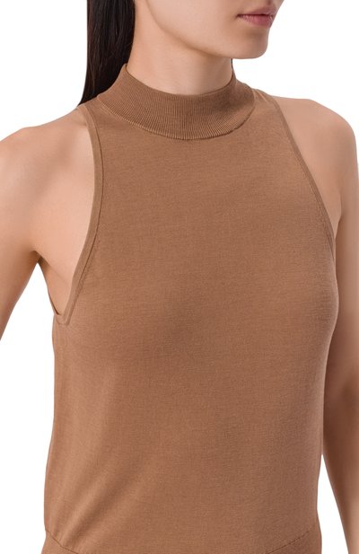 Топ из шелка и хлопка 12 STOREEZ бежевого цвета по цене 13000 руб., арт. 137942, фото 5 Топ из шелка и хлопка 12 STOREEZ, арт. 137942, фото 5