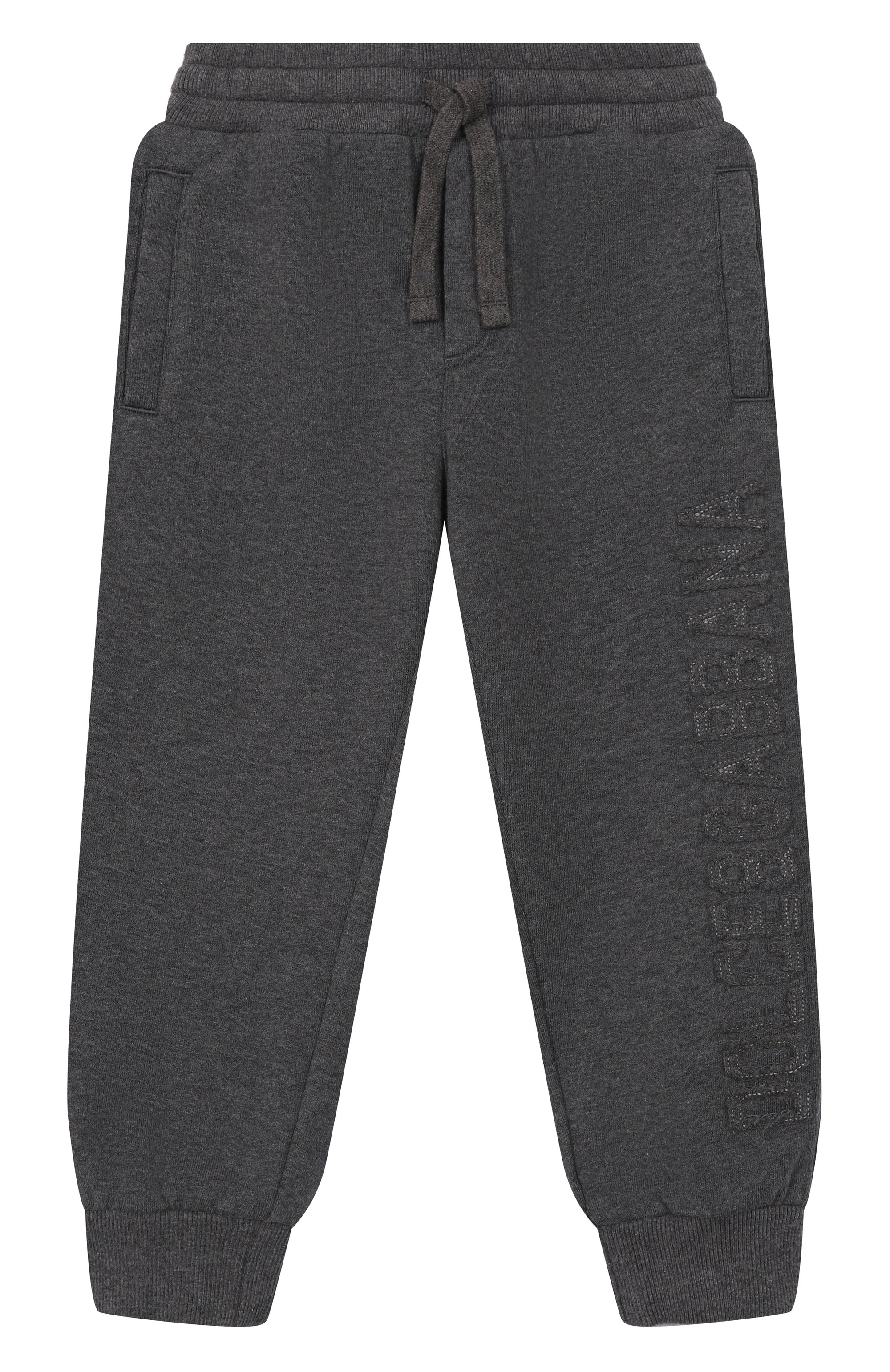 Хлопковые джоггеры DOLCE & GABBANA, арт. L4JPJN/G7PDS/8-12+, фото 1