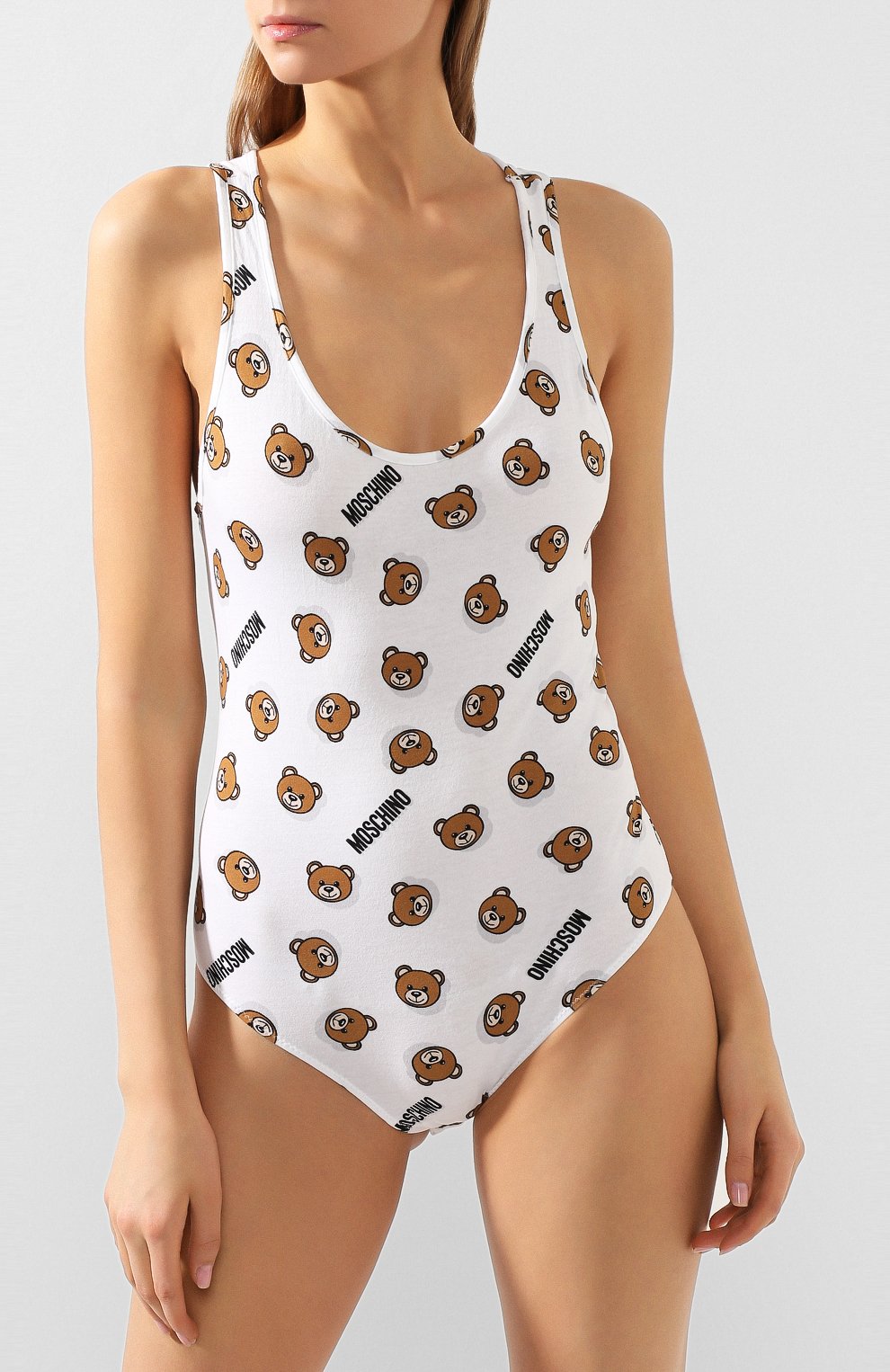 Боди MOSCHINO белого цвета по цене 10850 руб., арт. A6006/9005, фото 2 Боди MOSCHINO, арт. A6006/9005, фото 2