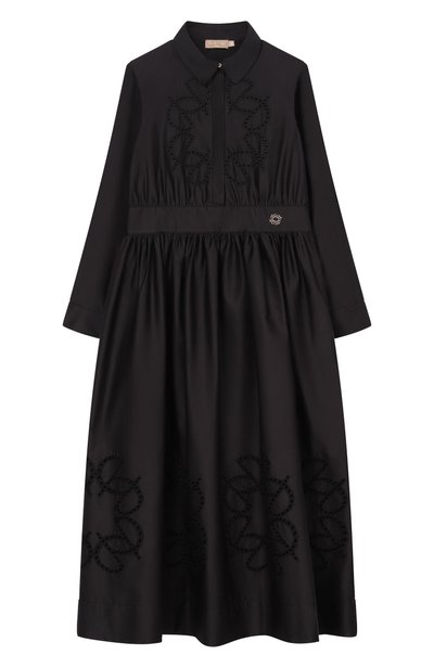 Хлопковое платье ELIE SAAB JUNIOR, арт. EFAB127 MX/TS0724RIC06