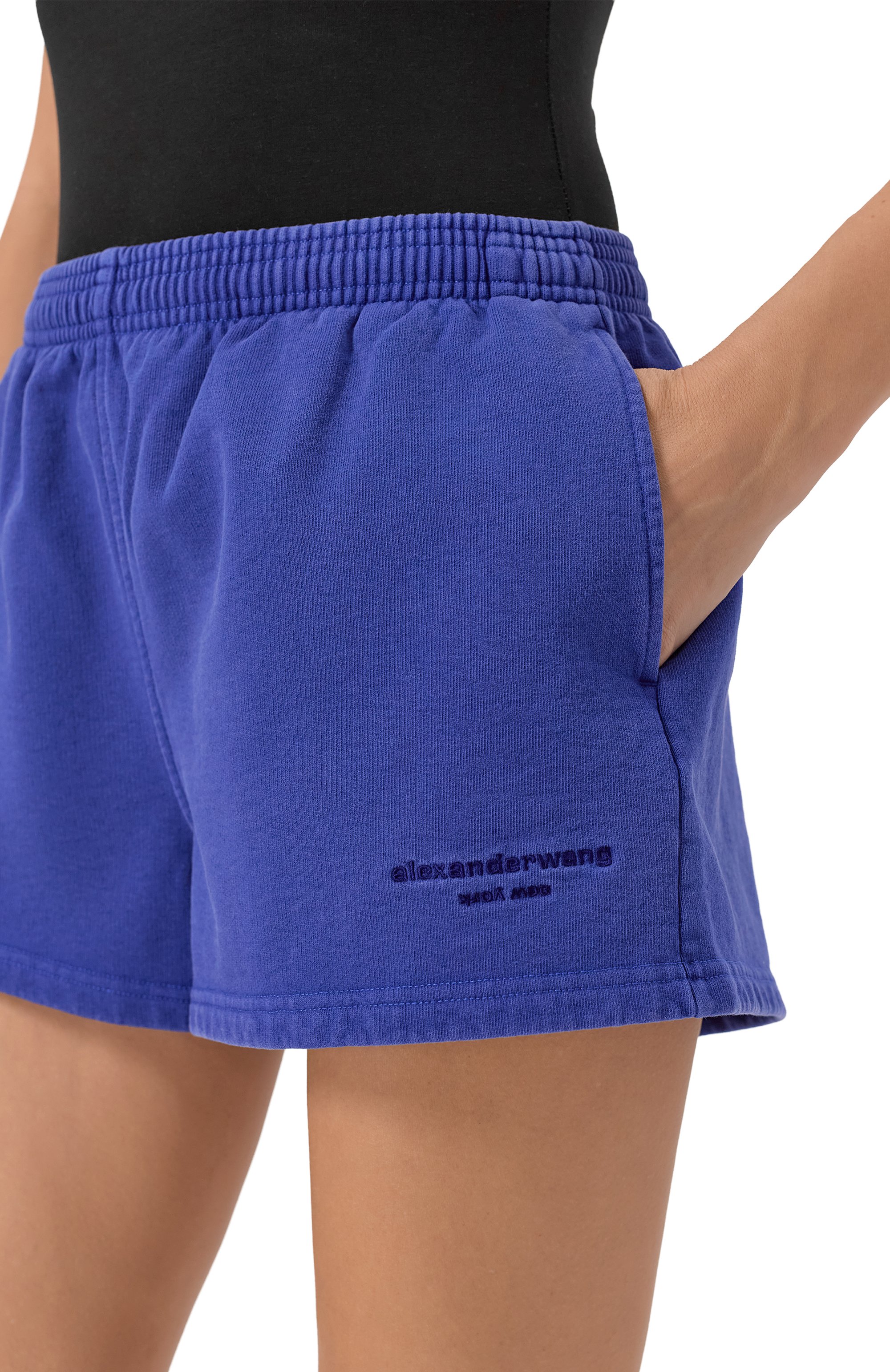 Хлопковые шорты ALEXANDER WANG, арт. 1CC3254889, фото 5