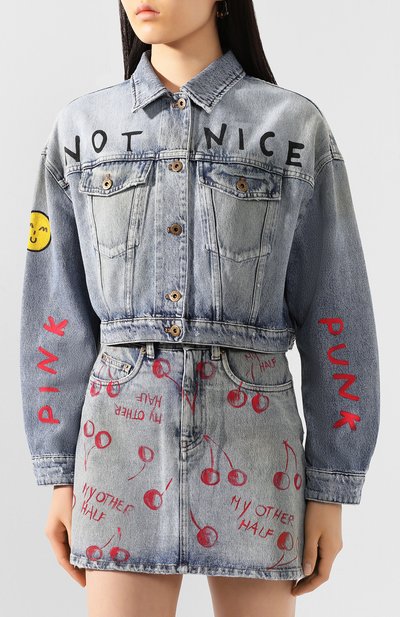 Джинсовая куртка MIU MIU, арт. GWB071-1WBD-F0013, фото 3