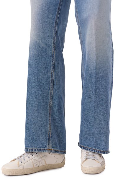 Кожаные кеды steven-d PREMIATA кремового цвета по цене 37000 руб., арт. STEVEND/VAR 7608M, фото 2 Кожаные кеды steven-d PREMIATA, арт. STEVEND/VAR 7608M, фото 2