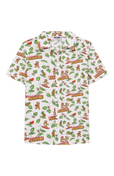 Хлопковая рубашка MOSCHINO, арт. HUC01X/LLB65_001