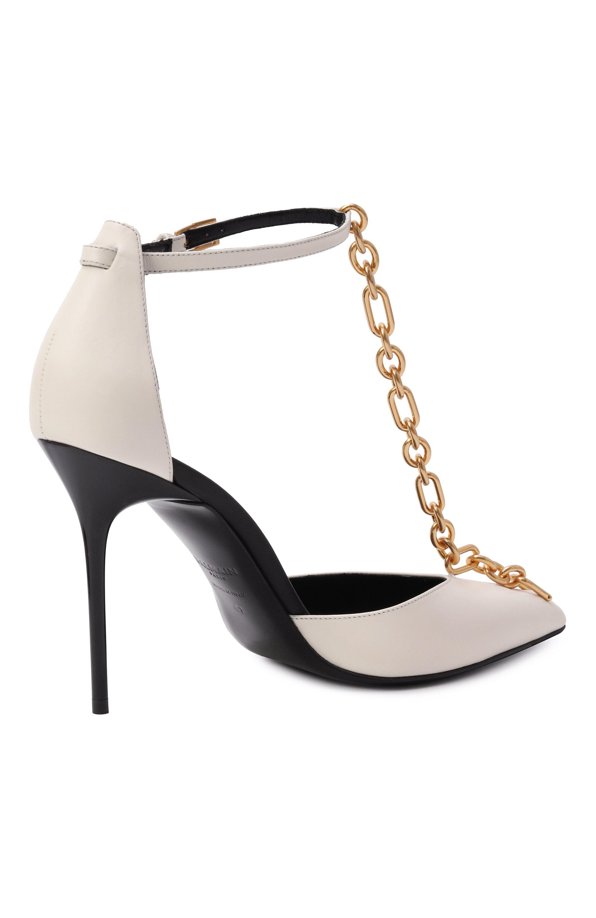 Кожаные туфли sync 95 BALMAIN, арт. FN1UA152/LVIT, фото 5