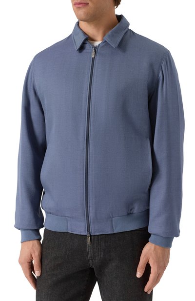 Бомбер из кашемира и шелка ZILLI, арт. APLU00M0336V00000_SET, фото 3