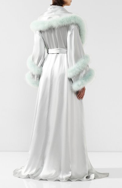 Шелковый халат DOLCE & GABBANA, арт. F0Y81Z/FU1NU, фото 4