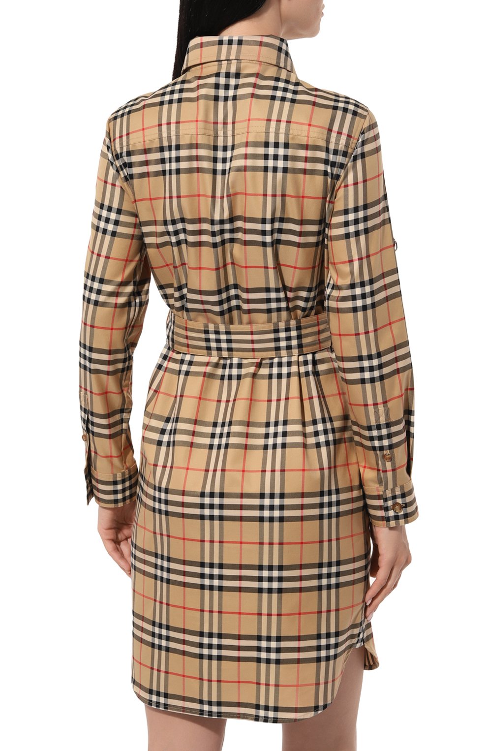 Хлопковое платье BURBERRY, арт. 8063498, фото 4
