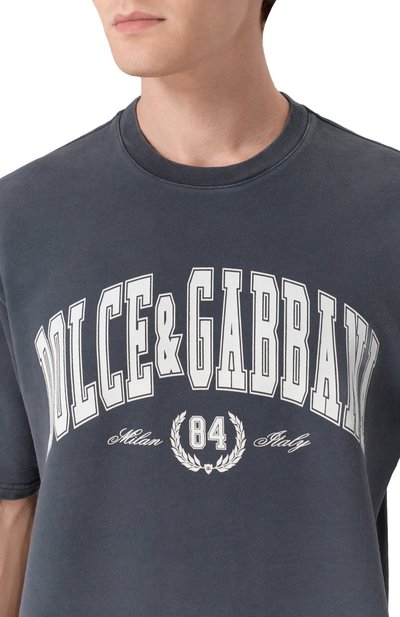 Хлопковая футболка DOLCE & GABBANA, арт. G8TA2T/G7PK7, фото 5
