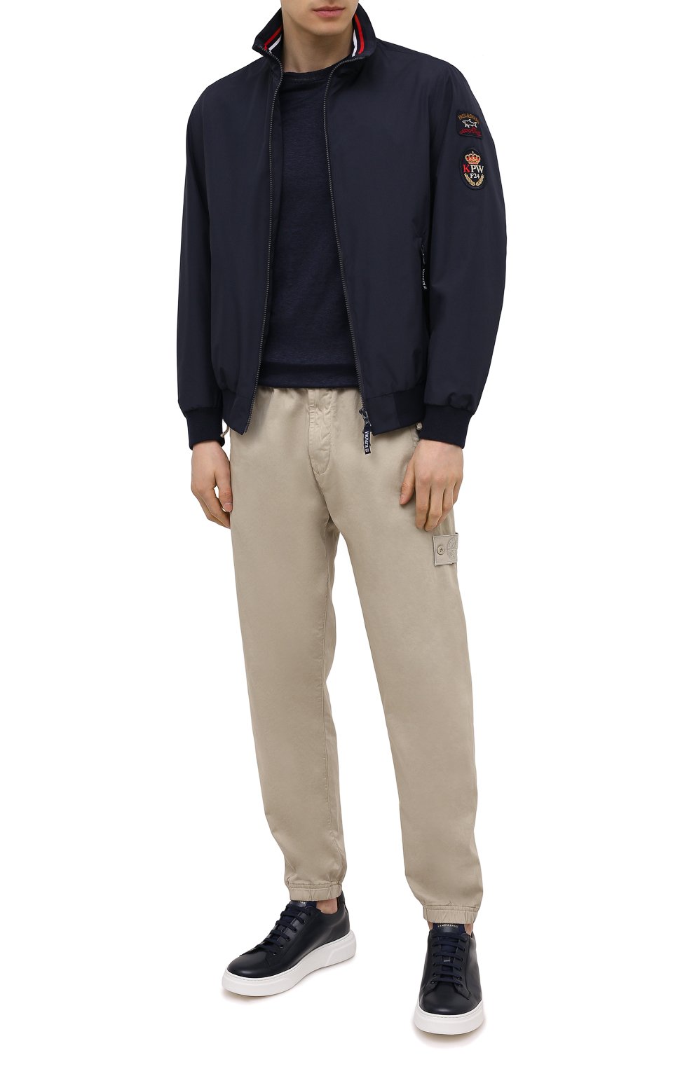 Кожаные кеды CAMERLENGO, арт. Z15740GALAV703, фото 2