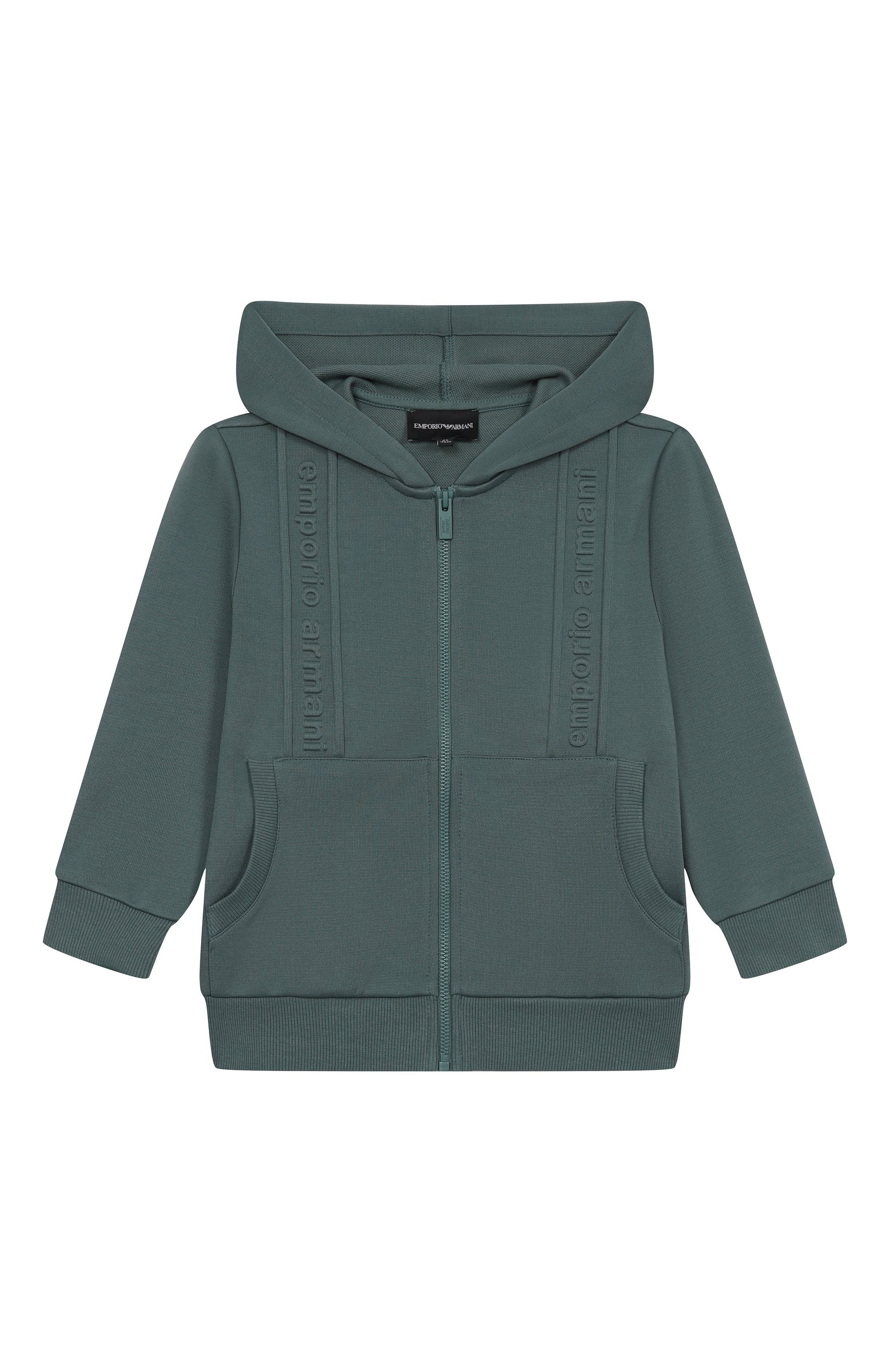 Толстовка EMPORIO ARMANI темно-зеленого цвета по цене 31750 руб., арт. EB000522/AF16057, фото 1 Толстовка EMPORIO ARMANI, арт. EB000522/AF16057, фото 1