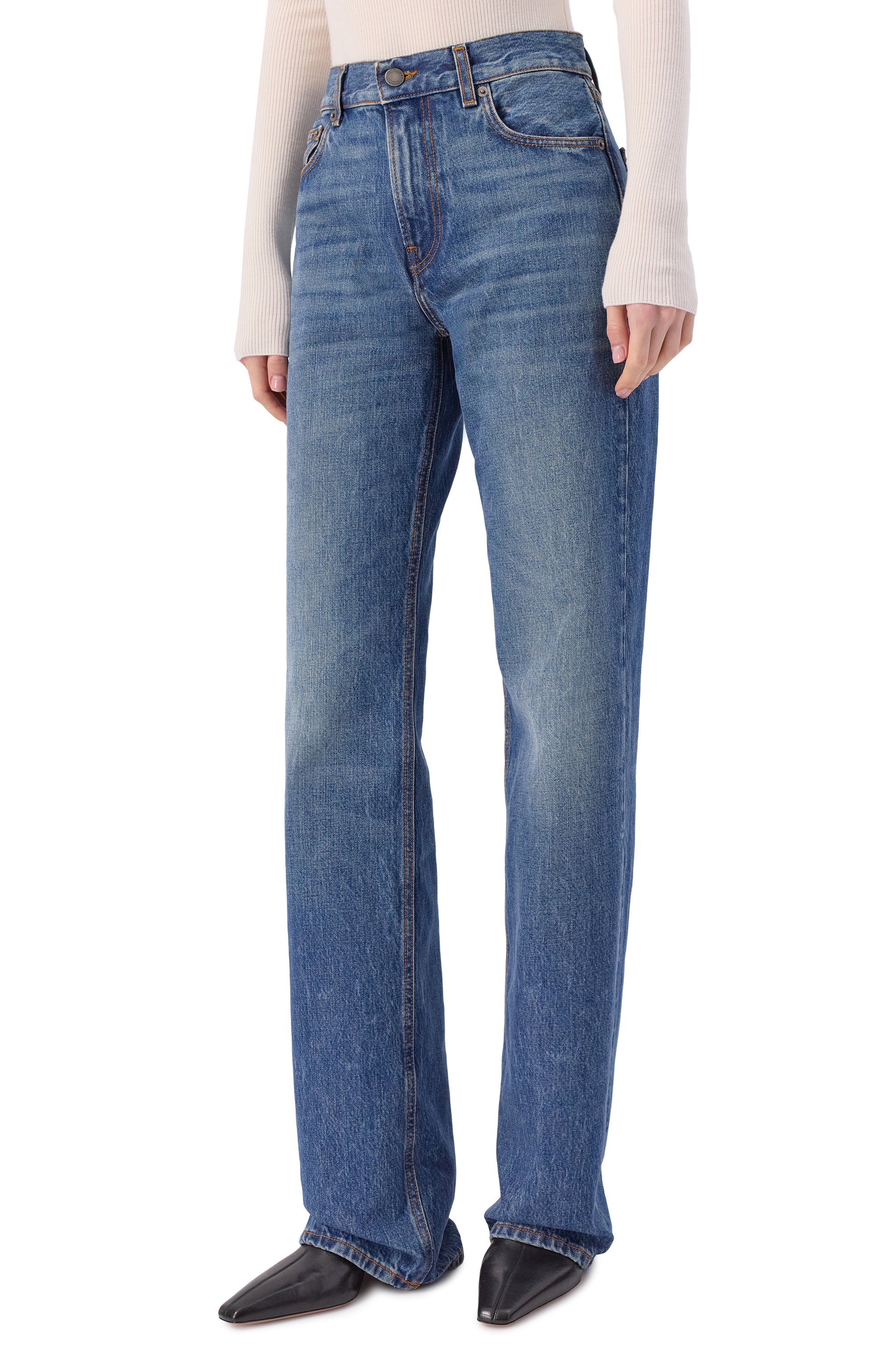 Джинсы HAIKURE синего цвета по цене 33000 руб., арт. HEW03358DF180L0899, фото 3 Джинсы HAIKURE, арт. HEW03358DF180L0899, фото 3